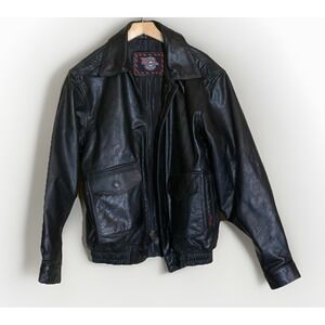 milwaukee leather motorcycle jacket Men's L Thick Y2K